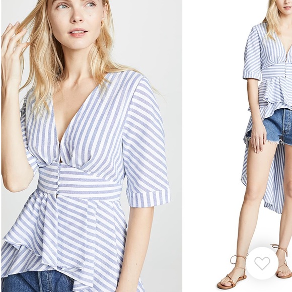 English Factory high-low blouse - NWT - Picture 8 of 8